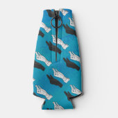 Shadow Duck on Blue Flaschenkühler (Rückseite)