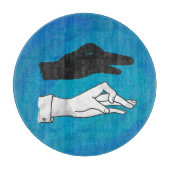 Shadow Duck On Blue Schneidebrett (Vorderseite)