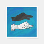 Shadow Duck On Blue Serviette (Vorderseite)