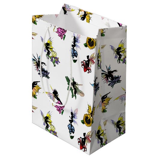 Shadow Fairies Mittlere Geschenktüte (Vorderseite Schrägansicht)