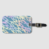 Shadow Fish Shark Whale in Gradientengalaxie Gepäckanhänger (Vorderseite (Horizontal))