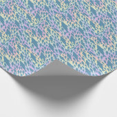 Shadow Fish Shark Whale in Gradientengalaxie Geschenkpapier (Ecke)