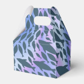 Shadow Fish Shark Whale in Gradientengalaxie Geschenkschachtel (Rückseite)