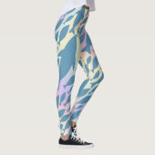 Shadow Fish Shark Whale in Gradientengalaxie Leggings (Rechts)