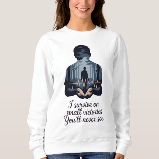 Shadow Forest Aesthetic Sweatshirt (Vorderseite)