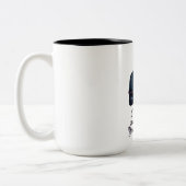 Shadow Forest Minimalist Mental Health Mug Zweifarbige Tasse (Links)