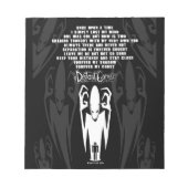 Shadow Gedicht Notizblock (Vorderseite)