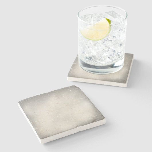 Shadow Gerahmt Paper Texture - Beige Steinuntersetzer (Seitenansicht)