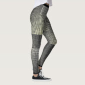 Shadow Gray Ash Net Style Muster Frauenmode Leggings (Rechts)