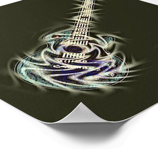 Shadow Guitar Poster (Ecke)