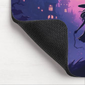 Shadow Hexe Halloween Castle Pumpkins Mousepad (Ecke)