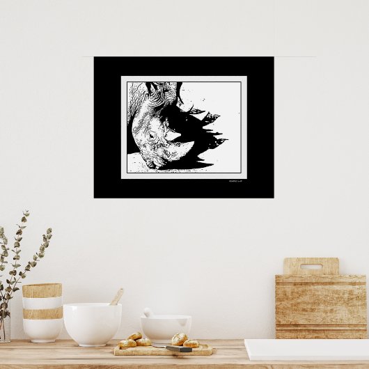 Shadow Horn Poster (Küche)