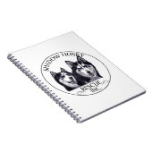 Shadow Husky Rescue-Logo Notizblock (Rechte Seite)