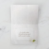 Shadow-Karte für den Hochzeitsring Karte (Innenseite)