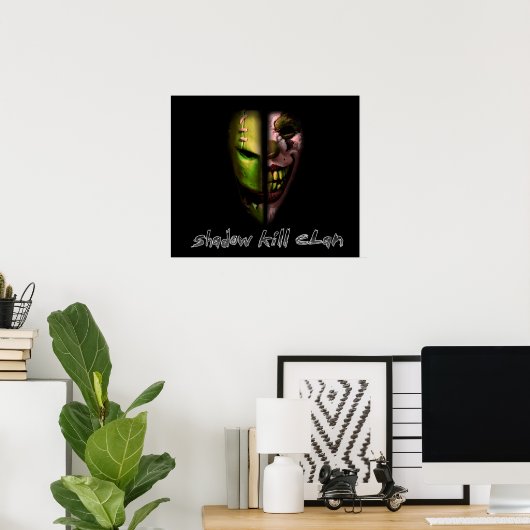 Shadow Kill Clan Mask Poster (Heimbüro)