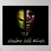 Shadow Kill Clan Mask Poster (Vorne)
