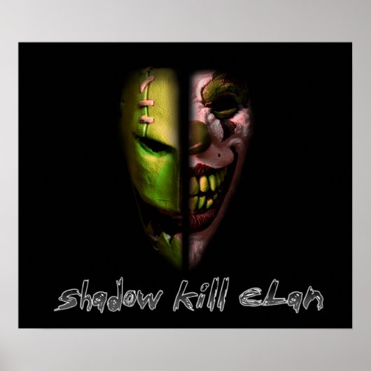 Shadow Kill Clan Mask Poster (Vorne)