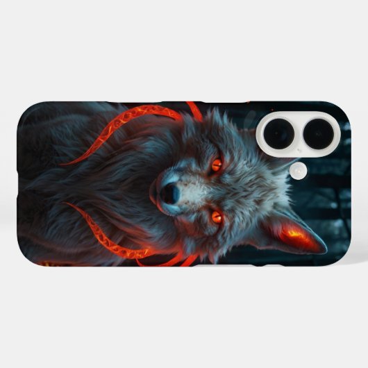 Shadow Kitsune Case-Mate iPhone Hülle (Rückseite (Horizontal))