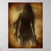 Shadow LIfe AI Fantasy Digital Art Print Ghosting Poster (Vorne)