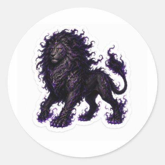 Shadow Lion Sticker (Vorderseite)