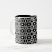 Shadow Mirror Pattern  Zweifarbige Tasse (Vorderseite Links)