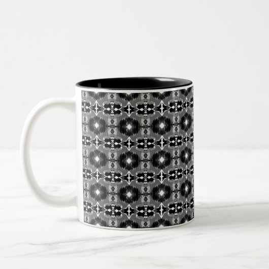 Shadow Mirror Pattern  Zweifarbige Tasse (Links)