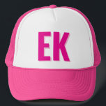 Shadow monogram Beach Junggeselinnen-Abschied Favo Truckerkappe<br><div class="desc">Shadow monogram Beach Junggeselinnen-Abschied Favoriten Trucker Hat</div>