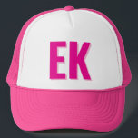 Shadow monogram Beach Junggeselinnen-Abschied Favo Truckerkappe<br><div class="desc">Shadow monogram Beach Junggeselinnen-Abschied Favoriten Trucker Hat</div>