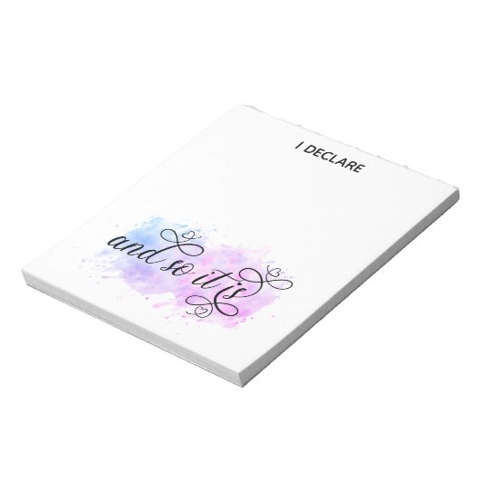 * Shadow Moon Boho Manifesting Law of Locking Notizblock (Rotiert)