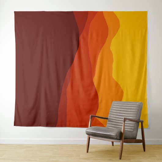 Shadow Mountain Tapestry Wandteppich (Beispiel (Horizontal))