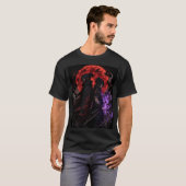 Shadow Ninja Brüder T-Shirt – Dunkle Mond-Fantasy  (Vorne ganz)