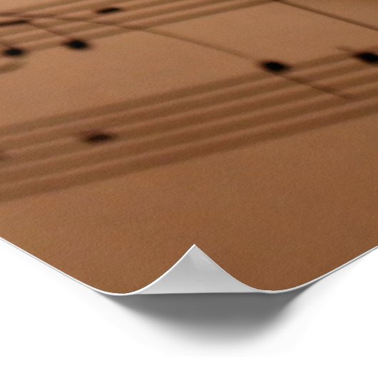 Shadow Notes Poster (Ecke)