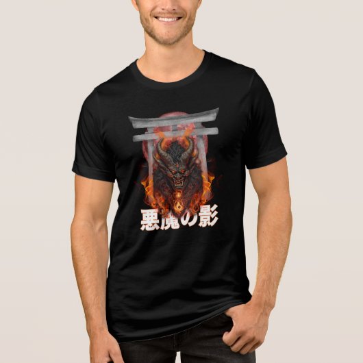 Shadow of the Akuma – Demon’s Wrath Tri-Blend Shirt (Vorderseite)