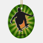 Shadow Outlinated Skateboarding Ornament (Rechts)