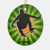 Shadow Outlinated Skateboarding Ornament (Links)