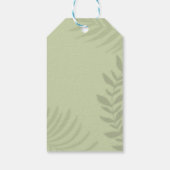 Shadow Palm Sage Geschenkanhänger (Rückseite)