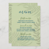 Shadow Palm Sage Menükarte (Vorne/Hinten)