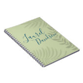 Shadow Palm Sage Notizblock (Rechte Seite)