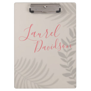 Shadow Palm Tan Klemmbrett