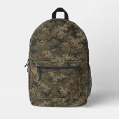 Shadow Pixel Tactical Camouflage-Muster Bedruckter Rucksack (Vorderseite)