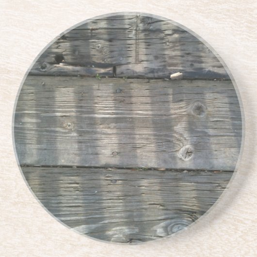 Shadow Planks Wood Deck Knotty Getränkeuntersetzer (Vorne)