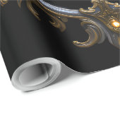 Shadow Queen – Panther Spirit Emblem. Geschenkpapier (Rolleneckpunkt)