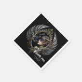 Shadow Queen – Panther Spirit Emblem. Serviette (Ecke)