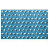 Shadow Rabbit auf Blue Stoff (Fat Quarter (45,7 x 55,9 cm))