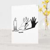 Shadow Rabbit von LightIllusions.com Karte (Gelbe Blume)