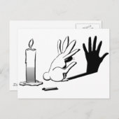 Shadow Rabbit von LightIllusions.com Postkarte (Vorne/Hinten)