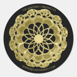 Shadow Rose Mandala Sticker