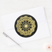 Shadow Rose Mandala Sticker (Umschlag)
