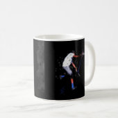 Shadow Scooting Trick Scooter Art Kaffeetasse (VorderseiteRechts)