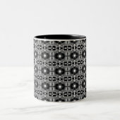Shadow Spiegel Muster Zweifarbige Tasse (Mittel)
